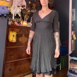 100% Silk Polka Dot Dress